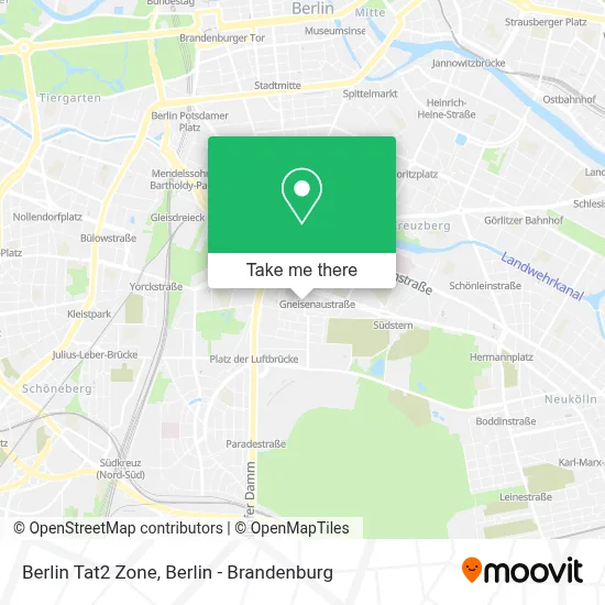 Berlin Tat2 Zone map