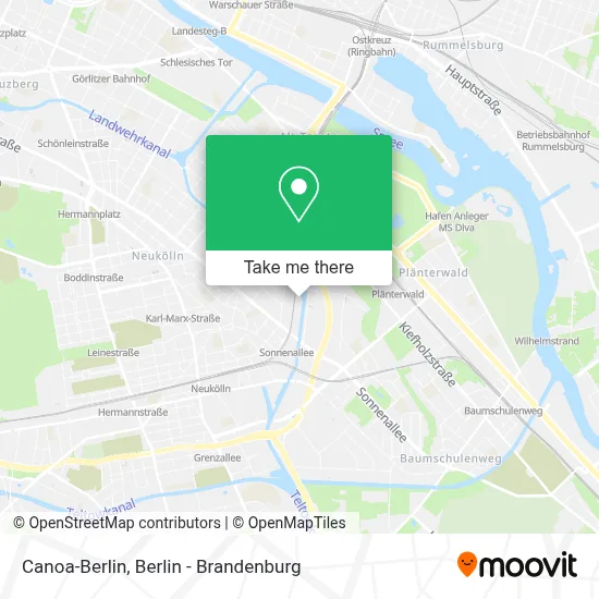Canoa-Berlin map