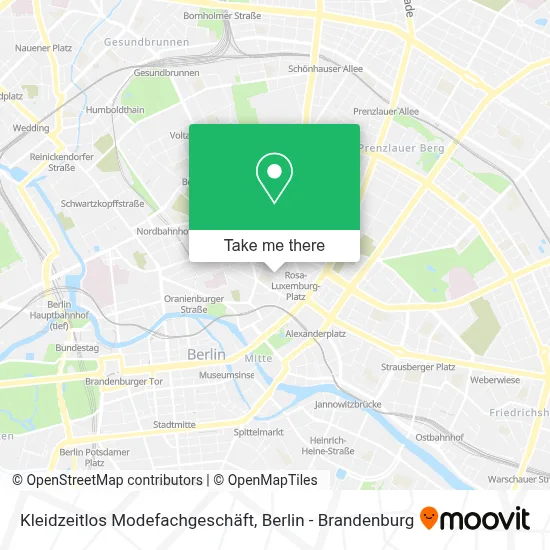 Kleidzeitlos Modefachgeschäft map
