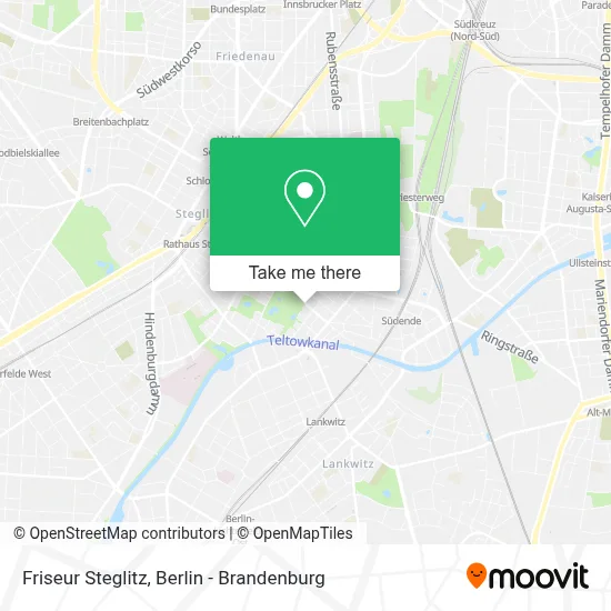 Friseur Steglitz map