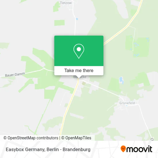 Easybox Germany map