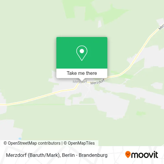 Merzdorf (Baruth/Mark) map