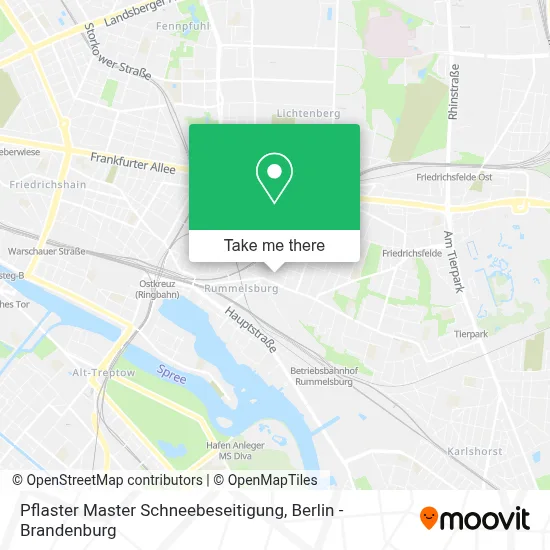 Pflaster Master Schneebeseitigung map