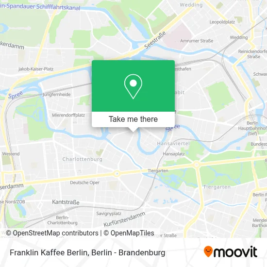 Franklin Kaffee Berlin map