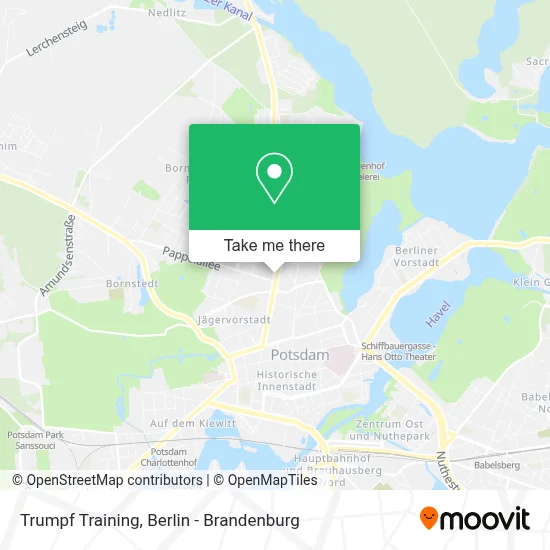 Trumpf Training map