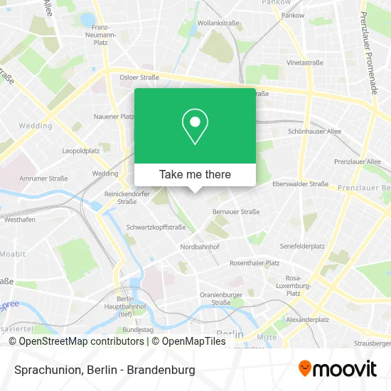 Sprachunion map