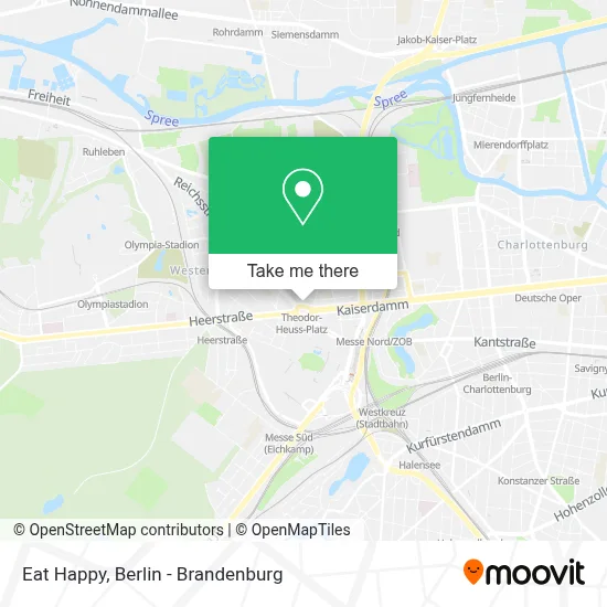 Eat Happy map