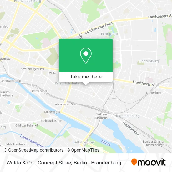 Widda & Co - Concept Store map