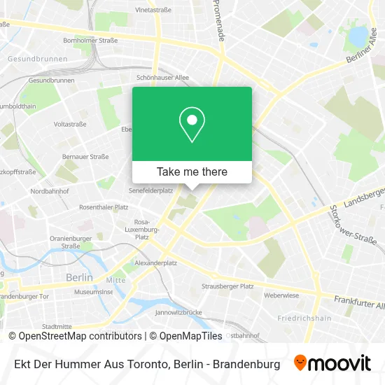 Ekt Der Hummer Aus Toronto map