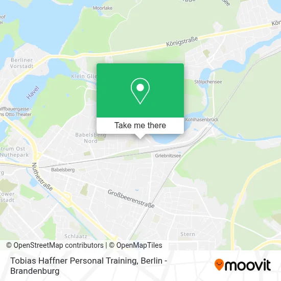 Tobias Haffner Personal Training map
