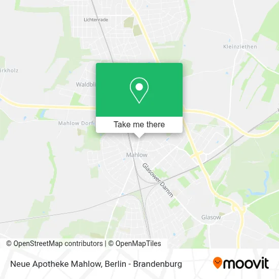 Neue Apotheke Mahlow map