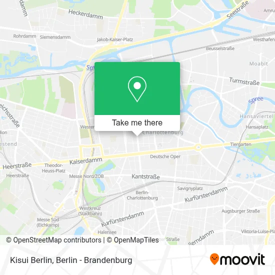 Kisui Berlin map