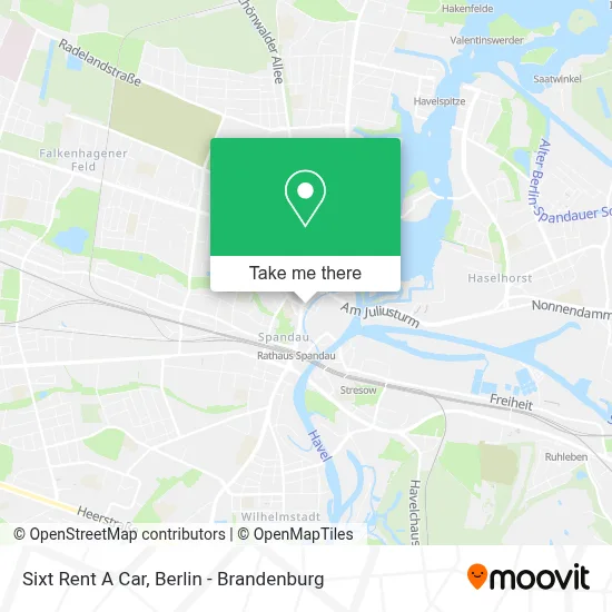 Sixt Rent A Car map