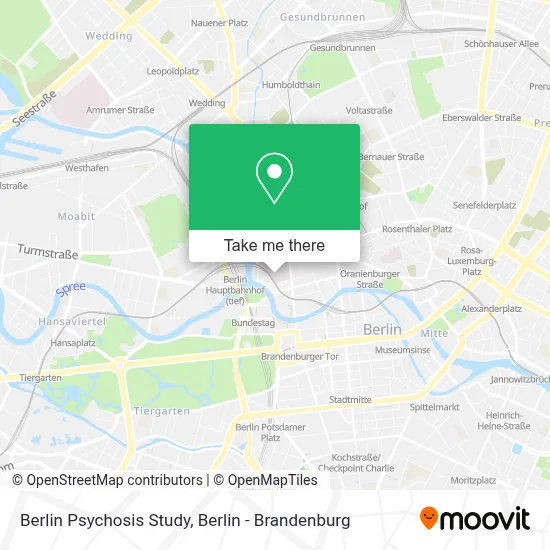 Berlin Psychosis Study map
