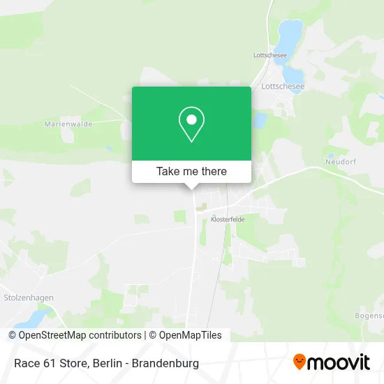 Race 61 Store map