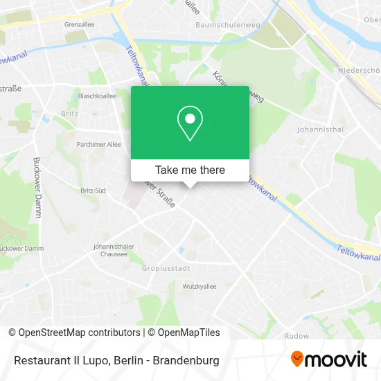 Restaurant Il Lupo map