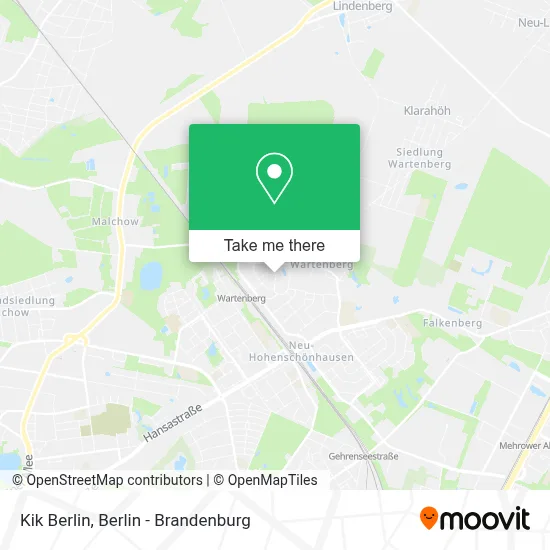 Kik Berlin map