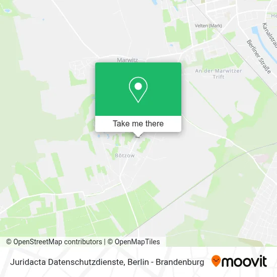 Juridacta Datenschutzdienste map