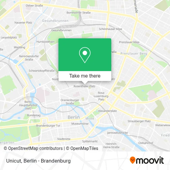 Unicut map