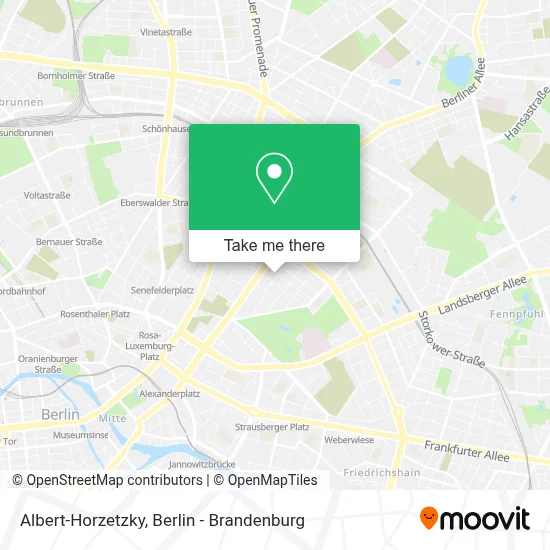 Albert-Horzetzky map