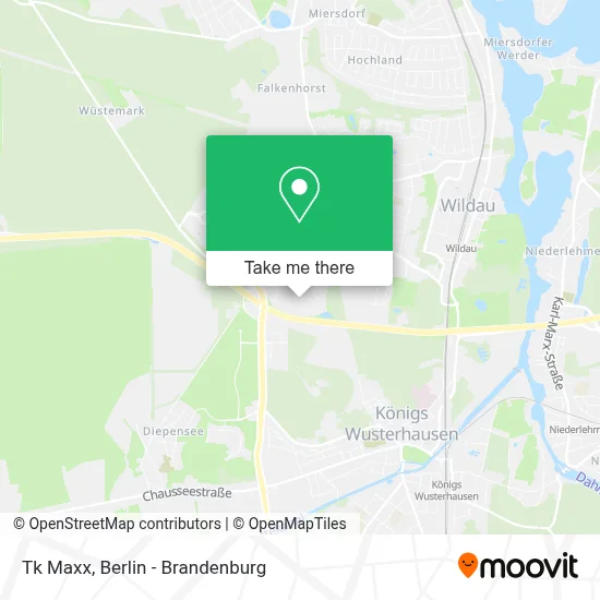 Tk Maxx map