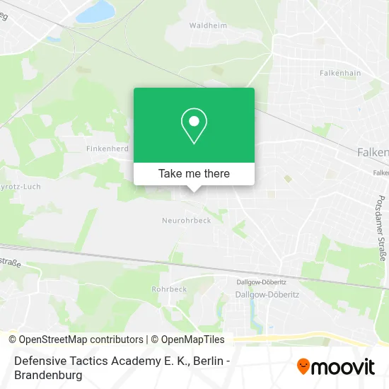 Defensive Tactics Academy E. K. map