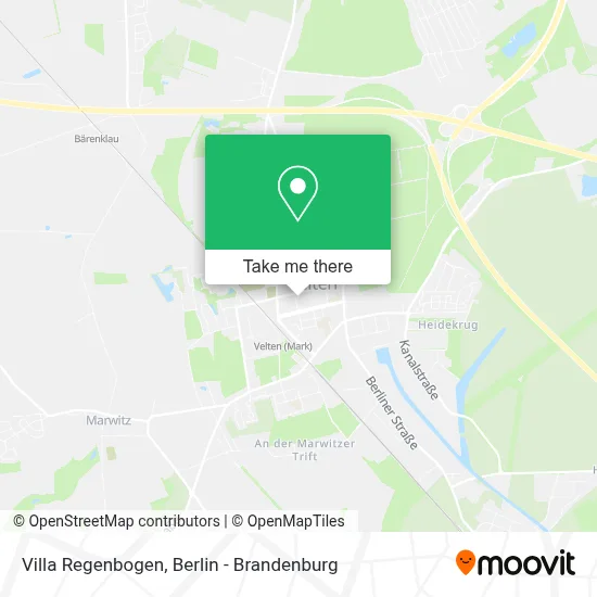 Villa Regenbogen map