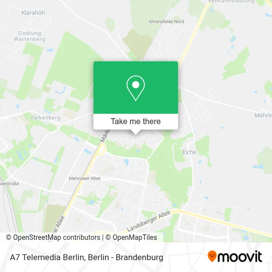 A7 Telemedia Berlin map