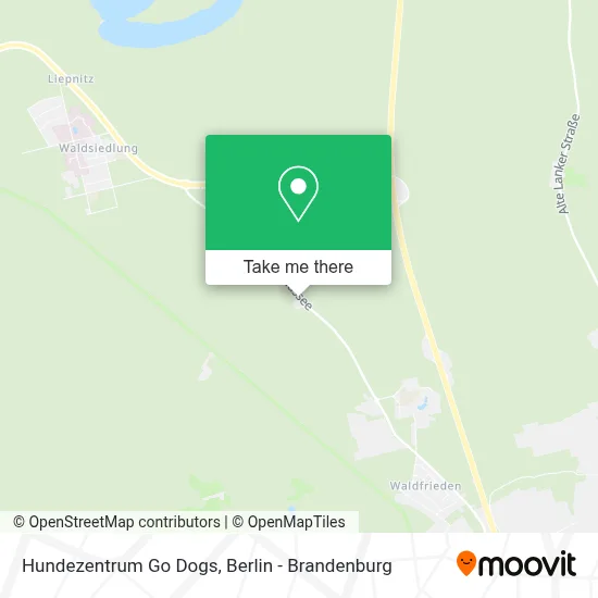 Hundezentrum Go Dogs map