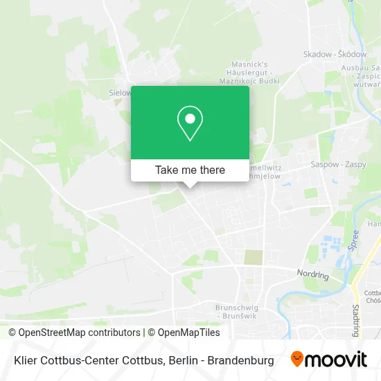 Klier Cottbus-Center Cottbus map