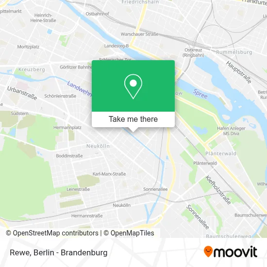 Rewe map