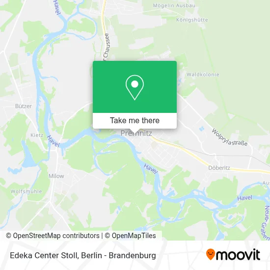 Edeka Center Stoll map