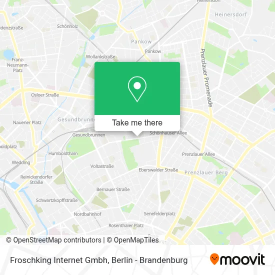Froschking Internet Gmbh map