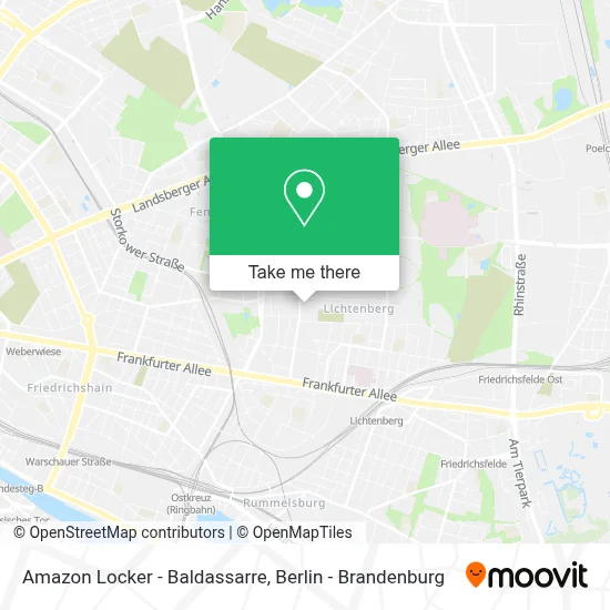 Amazon Locker - Baldassarre map