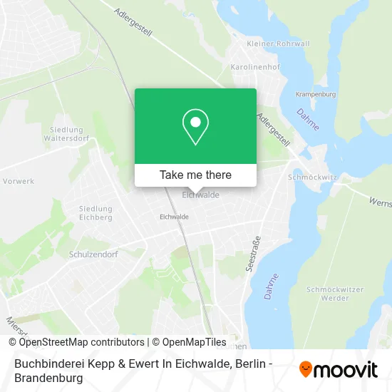 Buchbinderei Kepp & Ewert In Eichwalde map