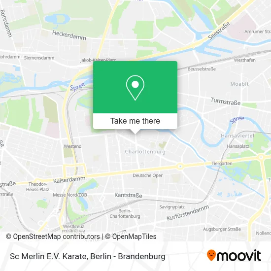 Sc Merlin E.V. Karate map