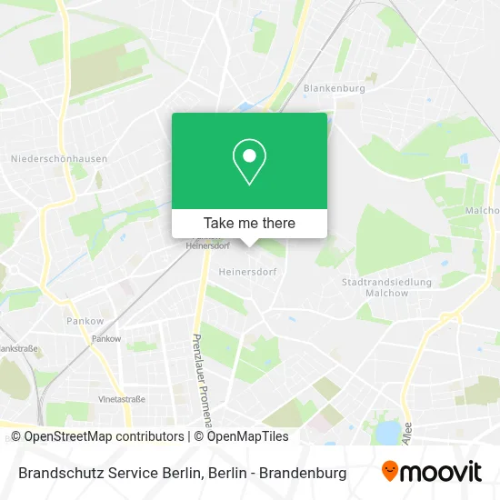 Brandschutz Service Berlin map