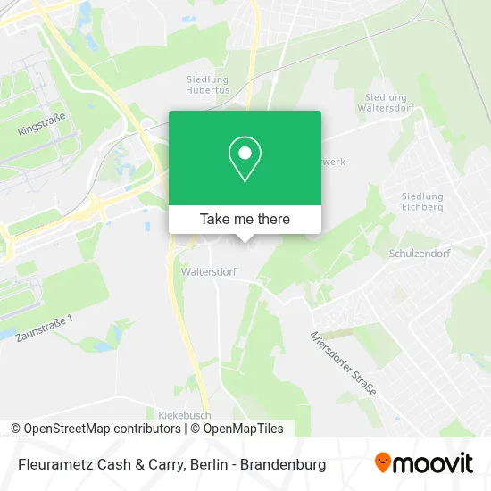 Fleurametz Cash & Carry map