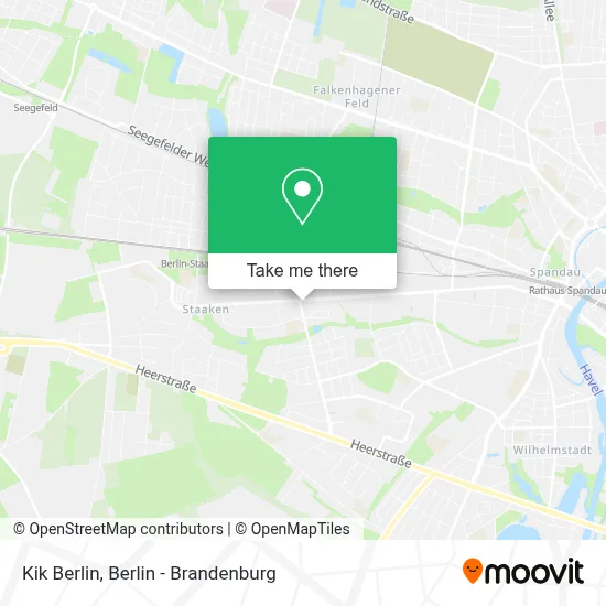 Kik Berlin map