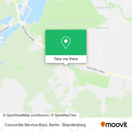 Concordia Service-Büro map