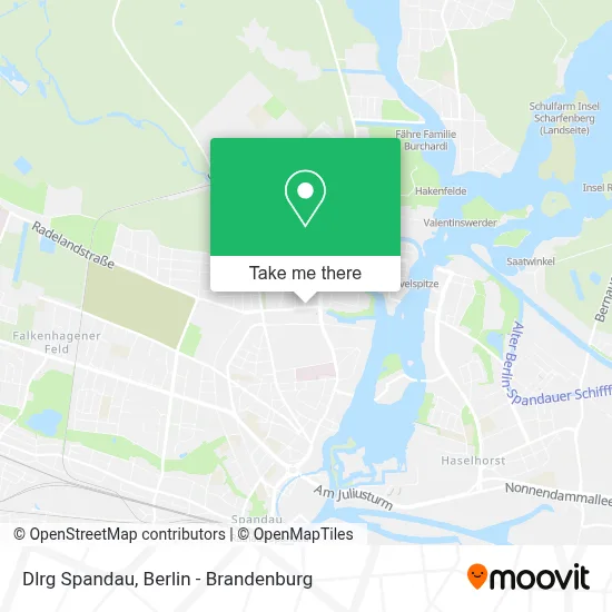 Dlrg Spandau map