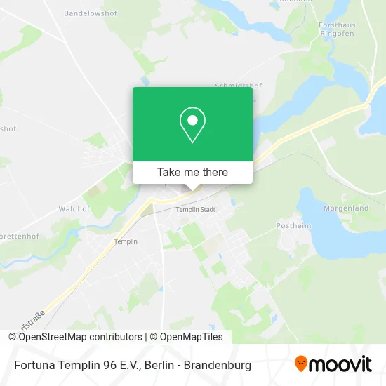 Fortuna Templin 96 E.V. map
