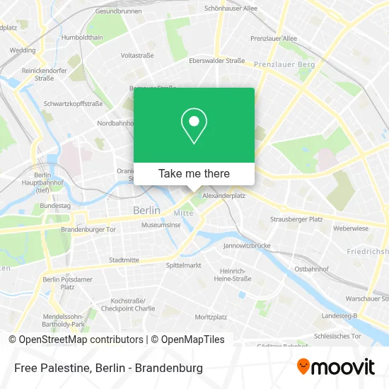 Free Palestine map