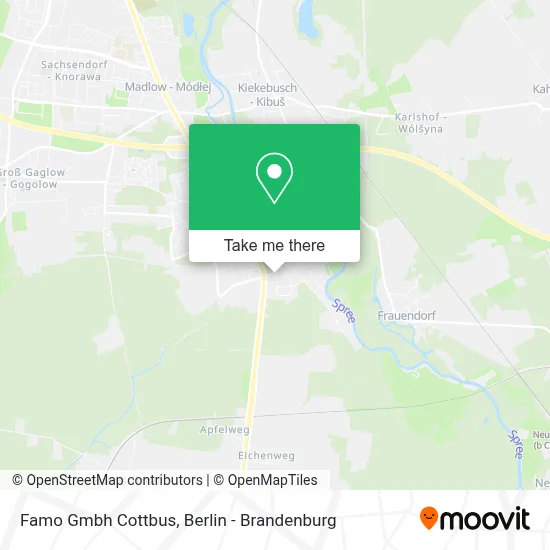 Famo Gmbh Cottbus map