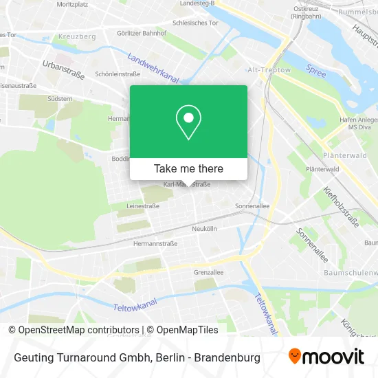 Geuting Turnaround Gmbh map