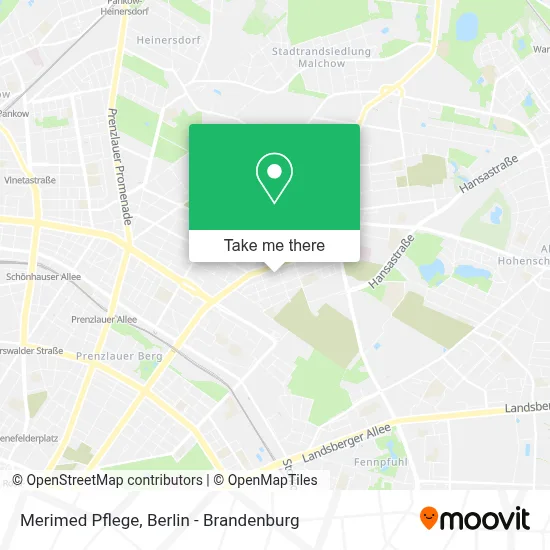 Merimed Pflege map