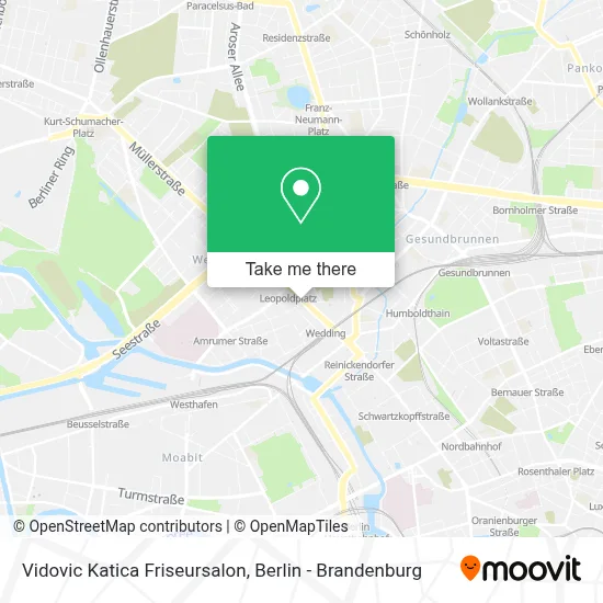 Vidovic Katica Friseursalon map