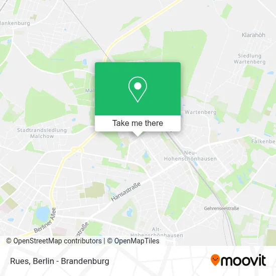 Rues map