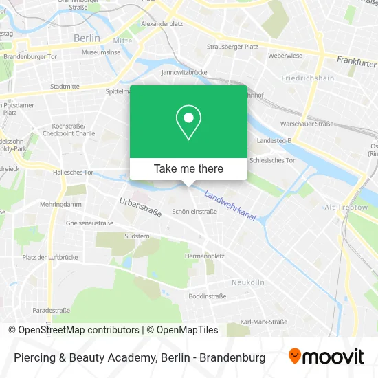 Piercing & Beauty Academy map