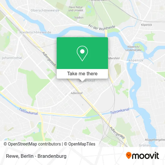 Rewe map